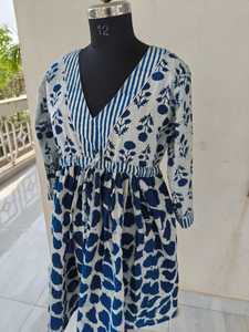 Vestido Maxi Boho de Algodón de Alta Calidad para Mujer, Vestido Estampado Floral, Corte Ajustado y Evase, Vestido Informal Cómodo y Sin Arrugas - Product Image 5