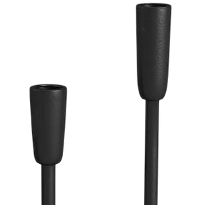 Support à bougies en gros pour la décoration intérieure, porte-bougie de haute qualité, finition noire, en aluminium coulé, personnalisé et fait main - Product Image 4