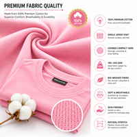 T-shirt court personnalisé pour femme, manches courtes, col rond, motif « Kindness Wins », en jersey 100 % coton respirant, avec lettrage