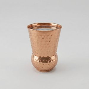 Juego de 2 Vasos de Cobre Puro para Cerveza de 500ml - Vasos de Cobre Martillado de 16oz - Jarras de Cerveza de Metal Aisladas para Bares y Pubs al por Mayor - Product Image 3