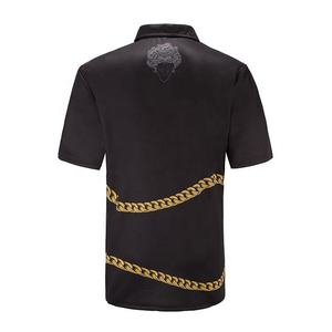 Polo pour homme personnalisé avec fermeture éclair, séchage rapide, manches courtes, imprimé par sublimation, logo frontal, unisexe, OEM - Product Image 6