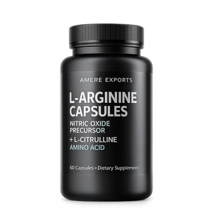 Capsules de L-Arginine et L-Citrulline, booster d'oxyde nitrique, certifiées GMP, fourniture d'usine - Product Image 1