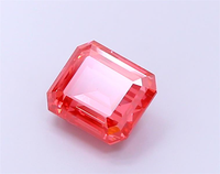 Diamante Cultivado en Laboratorio con Certificación IGI, Corte Esmeralda de 3.27 CT, Excelente, Rojo Intenso VS1, CVD/HPHT, Alta Calidad, Perforado con Láser, Suelto