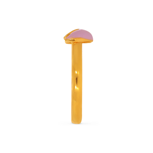 Bague fantaisie pour enfant en forme d'oiseau, plaquée or de qualité supérieure, avec émail, pour filles, motif animal mignon, ajustable, tendance - Product Image 4