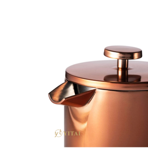 Presse à café BERTILLE Offre Spéciale double paroi cafetière électroplaqué <span class=keywords><strong>or</strong></span> cuivre acier inoxydable presse française cafetière - Product Image 3