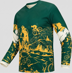 Maillot de vélo personnalisé pour hommes, vêtements de descente, maillot de cyclisme, maillot de moto tout-terrain, maillot de VTT, maillot de BMX personnalisé - Product Image 3