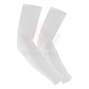 SPARKWELL INDUSTRIES Manchons de cyclisme unisexes pour adultes Noir Blanc Bleu Anti-UV Respirants Séchage rapide Anti-transpiration Personnalisables - Product Image 5