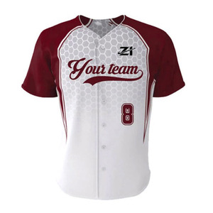 Camiseta de Béisbol, Producto Transpirable en Diferentes Colores, Bordado en Contraste, Uniforme Deportivo para Entrenamiento - Product Image 1