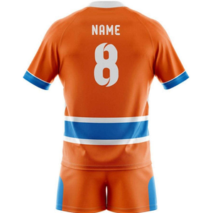 เสื้อรักบี้คุณภาพสูงขายส่ง ปักโลโก้ตามสั่ง ชุดยูนิฟอร์มรักบี้ - Product Image 3