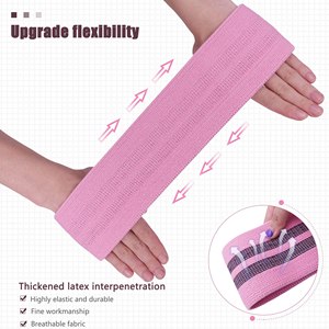 Hot Selling Custom Design Comfortable Fitness Exercise <b>Bands</b> Factory-Made Custom Printed Hip Circle <b>Band</b> Customized Color Logo - Product Image 2