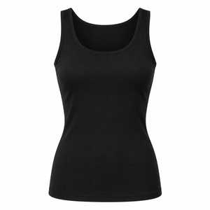 Buena Calidad Algodón poliéster Material hecho mujeres camisetas y chaleco mujeres camiseta correr sin mangas mujeres camiseta sin mangas para la venta - Product Image 1