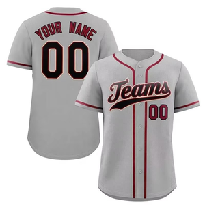 Maillots de baseball personnalisés en gros, pas chers, cousus sur mesure, design personnalisé, sublimation, séchage rapide, respirants - Product Image 3