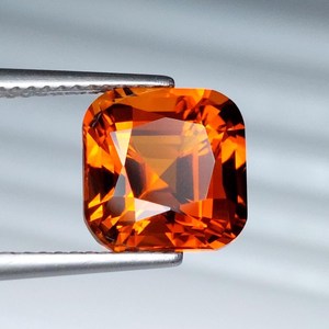 Citrino natural de Madeira, corte cojín personalizado, piedra preciosa suelta, cuarzo naranja dorado para la fabricación de joyas. - Product Image 6
