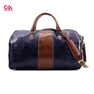Custom Logo Genuine Leather Travel Weekender Overnight Duffel Bag Gym Sports Tote Duffle Bag for Men Custom logo Oem Service - Product Image 2