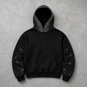 OEM recycled polyester hoodie YKK style zipper full zip hoodie Factory Price Low MOQ - Product Image 3