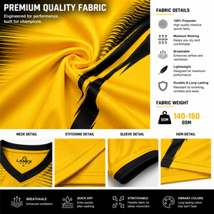 Ensemble de maillots de football personnalisés en gros pour hommes et garçons, maillot à manches courtes, short, tenue de sport d'équipe, logo, nom, numéro - Product Image 5