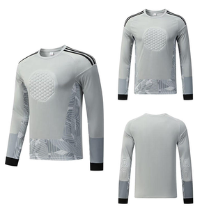 Maillot de gardien de but personnalisé avec logo, rembourré, rose vif, manches longues, maillot de football professionnel avec rembourrage de poitrine, kit d'équipe - Product Image 5