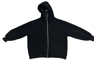 Sudadera con capucha de peso pesado Logotipo personalizado Basics Algodón mezclado Sudadera con capucha Sudaderas con capucha para hombres Bordado personalizado Sudaderas con capucha con estampado de pantalla - Product Image 4