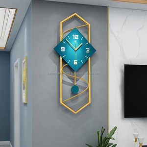 Reloj de Pared 3D de Lujo Náutico, Creativo, de Hierro Forjado Nórdico, de Alta Calidad, Decoración del Hogar de la India - Product Image 3