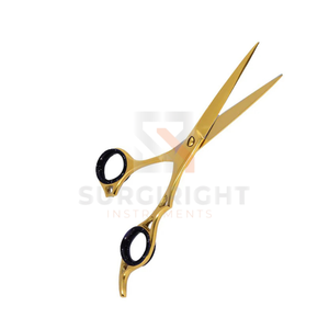 Ciseaux de barbier élégants couleur or, ciseaux professionnels pour couper les cheveux, acier inoxydable par Blush Surgical - Product Image 6