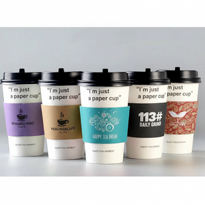 Fabricant vietnamien de manchons en papier kraft imprimés sur mesure pour gobelets à café, biodégradables, écologiques, résistants au micro-ondes, pour boissons - Product Image 3