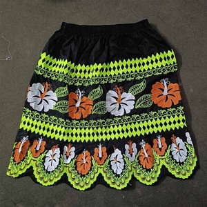 Top Quality Customized Women's Micronesian Skirts Polynesian Printed Embroidery Fashion Breathable Micronesian Skirts - Product Image 3