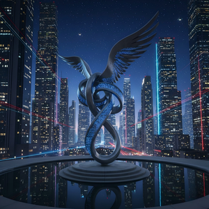 Escultura Circular Abstracta de Acero Inoxidable Personalizada, Adorno Decorativo Pulido para Exteriores, Ciudad, Inmobiliario - Product Image 3