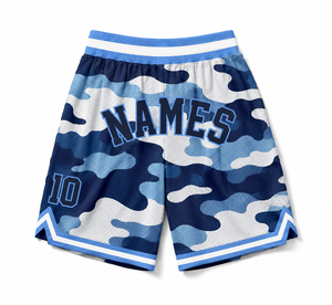 Pantalones Cortos de Baloncesto con Camuflaje Personalizado, Pantalones Deportivos de Malla para Equipo, Ropa Deportiva Transpirable para Entrenamiento - Product Image 4