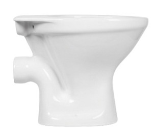 Inodoro de Cerámica EWC con Sifón en P, de Una Pieza, Moderno, con Doble Descarga, para Baños de Villas, Escuelas y Hoteles - Product Image 3