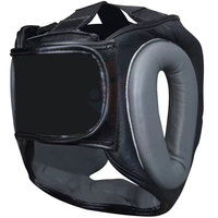 Protège-tête de boxe pour adulte de qualité supérieure - Conception respirante et réglable, logo personnalisable, emballage de haute qualité, MMA/Boxe