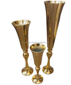 Handmade Metal Flower <b>Vase</b> <b>Unique</b> Natural Plated and Hammered round Design for Home Decorative Garden Use - Product Image 6