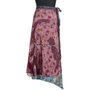 Nueva Falda de Seda para Mujer, Diseño de Moda 2026, Falda de Seda para Verano, Sarong Pareo Mágico de 38 Pulgadas, Diseño Personalizado de Última Moda - Product Image 5