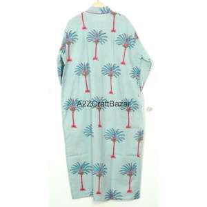 Ensemble de pyjama pour femme en coton 100% pur, élégant, luxueux, ample, imprimé numérique floral, style indien, pour demoiselle d'honneur, vente en gros - Product Image 6