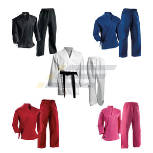Uniforme de Artes Marciales de Taekwondo Cómodo con Logotipo Personalizado, Alta Calidad, Bajo Precio, Hecho en Pakistán, Servicio OEM Disponible - Product Image 3