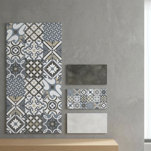 Azulejos de Pared de Cerámica Rústica de Diseño Italiano 2x4, 60x120 cm, Aspecto de Mármol Acuático Fluido, Azulejos de Porcelana Mate para Piso, 600x1200 mm - Product Image 5