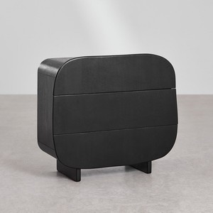 Cómoda de madera de mango con 3 cajones en tono ámbar Vandana - Product Image 3