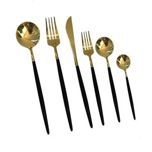 Juego de cubiertos de acero inoxidable de alta calidad con apariencia real, conjunto de cubiertos de lujo para restaurante, boda, hogar y hotel - Product Image 2