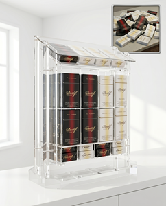 Présentoir de Comptoir Moderne en Acrylique Transparent – Finition Brillante Écologique, Organisateur de Comptoir Pré-assemblé pour le Commerce de Détail et la Maison - Product Image 5