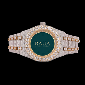 Reloj de Lujo RAHA para Mujer, Caja de Acero Inoxidable, Esfera de Cristal Analógica, Resistencia al Agua 5BAR, Cierre de Mariposa, Movimiento ETA - Product Image 3