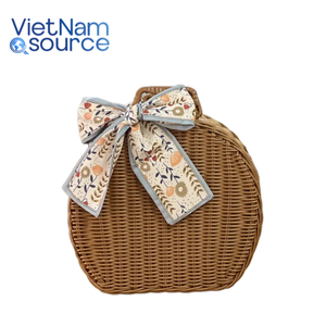 Bolsos de mimbre Premium Bolsos hechos a mano únicos Alta durabilidad Artesanía Descuento al por mayor-Fuente de Vietnam - Product Image 2