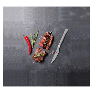Set di coltelli da cucina Monoblock Plain da 8 cm in acciaio inossidabile - Product Image 2