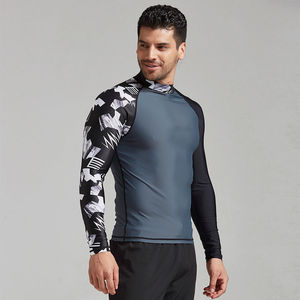 Vêtements de protection solaire personnalisés verts pour hommes, veste à capuche anti-UV respirante, toucher frais, séchage rapide, respectueux de l'environnement - Product Image 6