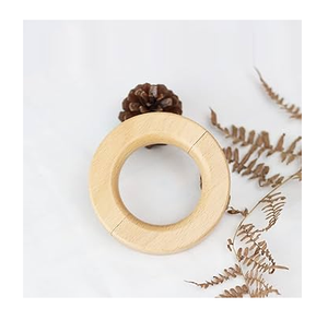 100% Natural Wood Tie Back Wholesale Price Birds Premium Wooden Curtain Tie Back Holdback Wall Window Curtain Ticback - Product Image 2