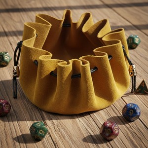 Sac en cuir PU de qualité supérieure pour plateau de jeu de dés DND, pochette à cordon pour jeu de rôle D&D, cadeau RPG - Product Image 4