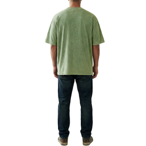 Camiseta Ligera Oversize Estampada para Hombre con Lavado Ácido, Logotipo Personalizado, Ajuste Casual y Regular, Tejido 100% Algodón, Camiseta con Lavado Ácido - Product Image 6