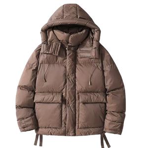 แจ็กเก็ตทรงปลาปักเป้าลอนดอนของผู้ชายสำหรับกลางแจ้งมีซิปปิดแบบลำลองแนวสตรีทแฟชั่นกันลม - Product Image 2