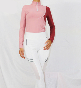 กางเกงขี่ม้าผู้หญิงคุณภาพสูง ผลิตจากผ้าสแปนเด็กซ์/โพลีเอสเตอร์/ไนลอน พร้อมแถบกันลื่น ขายส่ง ปรับแต่งสีและโลโก้ได้ - Product Image 3