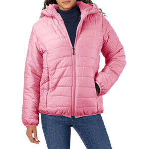 <b>Women's</b> Hooded Insulated Winter <b>Puffer</b> <b>Jacket</b> Quilted Cotton Filled Raw Processing <b>Waterproof</b> Eco-Friendly Regular Length - Product Image 2