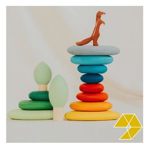 Jouets en bois éducatifs, ensemble de jeux d'animaux, jouets en bois faits à la main pour l'apprentissage précoce, écoles Montessori et Waldorf - Product Image 4