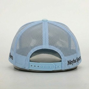 Premium Sky Blue Mesh Trucker <b>Hat</b> Adjustable Snapback Baseball Cap Lightweight Breathable Unisex Casual Outdoor <b>Summer</b> Fashion - Product Image 3